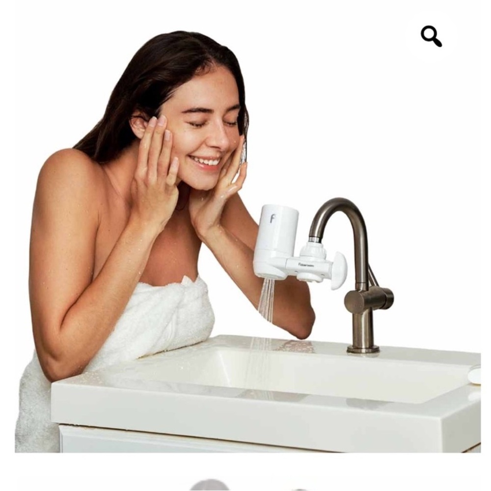 DuPont water filter for sink in white